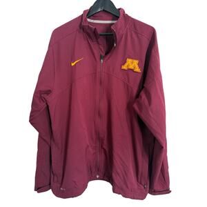 Minnesota Gophers Nike Full-Zip Windbreaker Men's Size Large